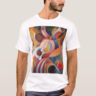 Handmade Music Abstract Painting T-Shirt