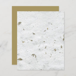Handmade paper gold flakes scrapbook paper