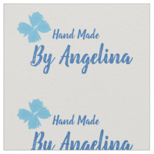 Handmade personalised sewing labels fabric