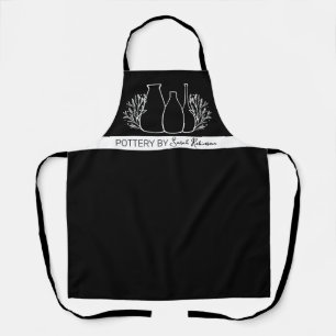 Handmade Pottery Artisan Apron