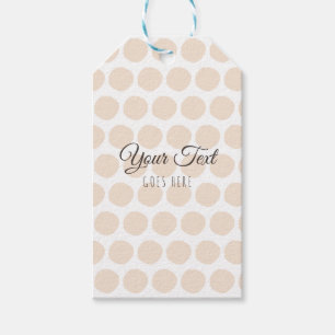 Handmade Product Blush Dots Simple Trendy Gift Tags
