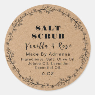 Handmade Product Label Kraft Paper