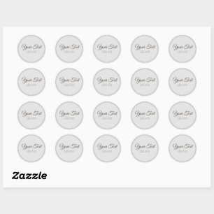 Handmade Product Simple Trendy Modern Classic Round Sticker