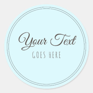 Handmade Product Simple Trendy Modern Classic Round Sticker