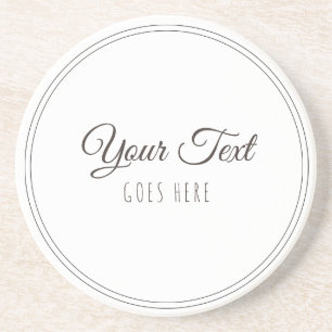 Handmade Product Vintage Simple Trendy Kraft Paper Coaster