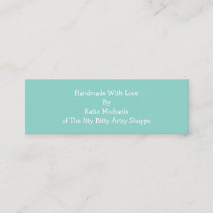 Handmade Small Business Calling Card