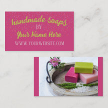 Handmade Soap Add Your Name Purple