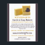 Handmade Soap, Candle & Soap Maker Advertising Flyer<br><div class="desc">Handmade Soap,  Candle & Soap Maker Advertising Flyers By The Business Card Store.</div>