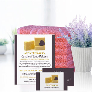 Handmade Soap, Candle & Soap Maker Advertising Flyer