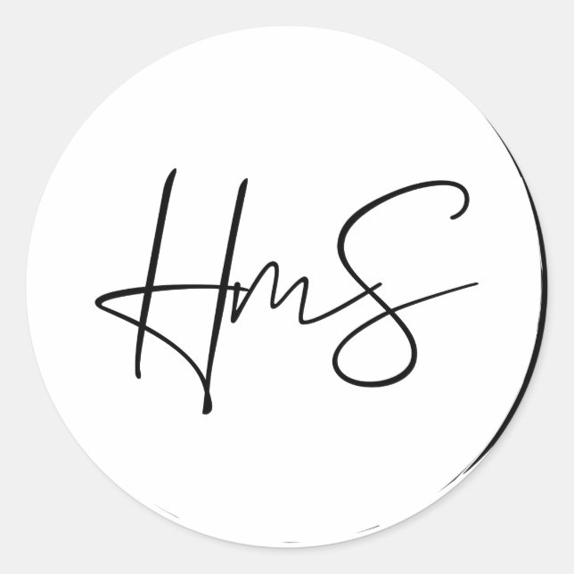 Handmade Sound Hms Sticker (Front)