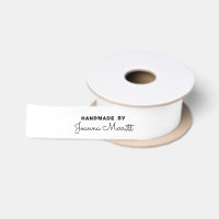 Handmade Stitched Name Ribbon Labels