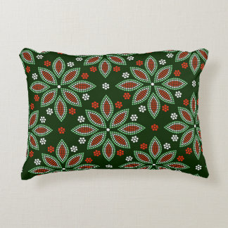 Handmade Style Dot Mandala Floral Pattern Decorative Cushion