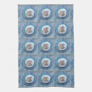 handmade sun face towel