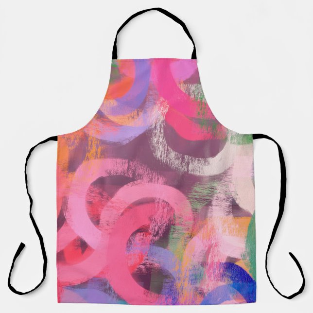 Handmade surreal abstract pattern. Modern artistic Apron (Front)