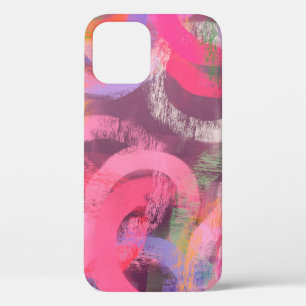 Handmade surreal abstract pattern. Modern artistic iPhone 12 Case