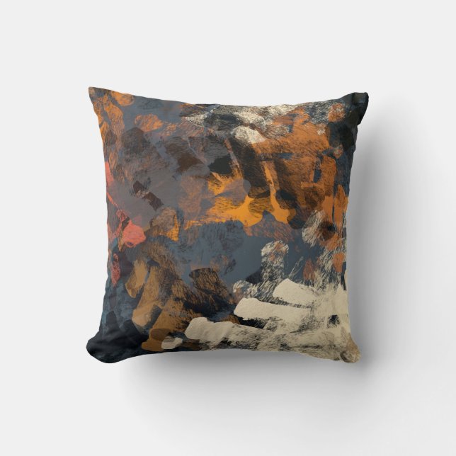 Handmade surreal abstract pattern. Modern artistic Cushion (Front)
