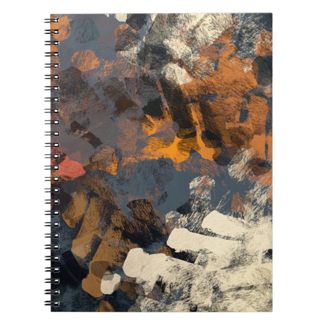 Handmade surreal abstract pattern. Modern artistic Notebook (Front)