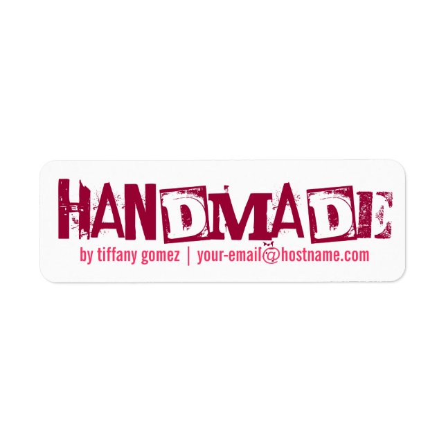 Handmade Tag (Front)