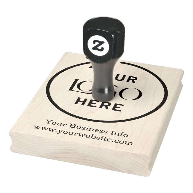 Handmade | Website & Business Logo Custom Rubber Stamp (Stamp)