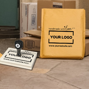 Handmade Website Your Business Logo Custom Rubber  Stamp