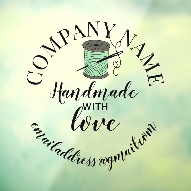 Handmade with love company name sewing haberdasher (Sheet 3)