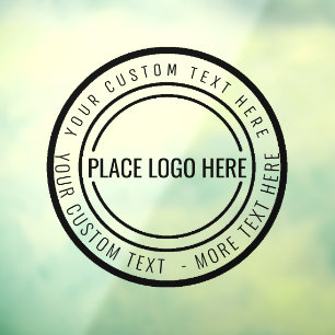 handmade with love custom logo shop sign