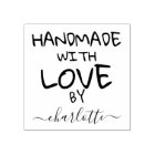 Handmade with love custom personalised typography