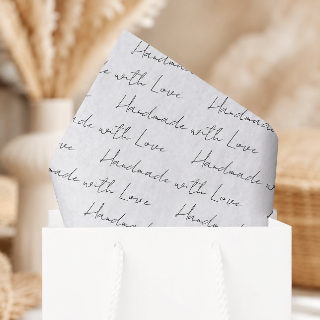 Handmade with Love Custom Tissue Paper (Handmade with Love Tissue Paper)