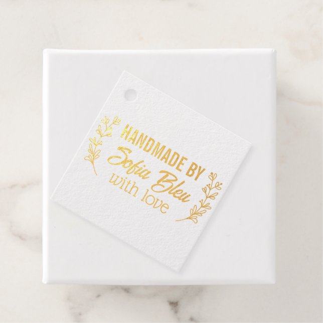 Handmade with Love Favour Tags (With Box)