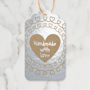 Handmade with love gift tags