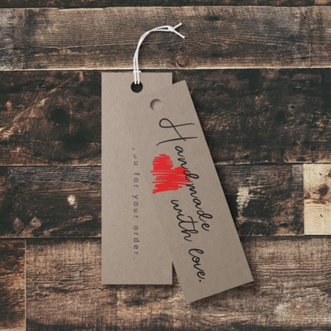 Handmade With Love Hang Tag Cards (Creator Uploaded)