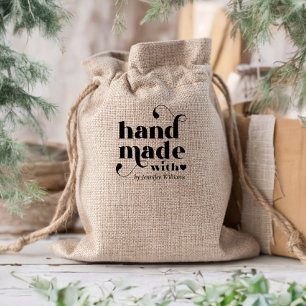 Handmade with love Heart Self-inking Stamp