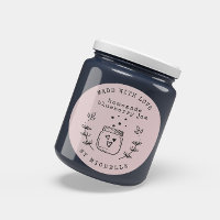 Handmade With Love Jam Label Canning Sticker