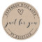 Handmade With Love Kraft Personalised Sticker