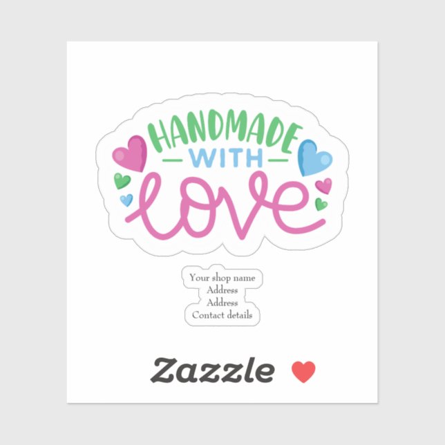 Handmade with Love Personalised (Sheet)