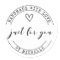 Handmade With Love ⎢ Personalised Sticker