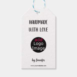 Handmade With Love Professional Customisable Logo Gift Tags