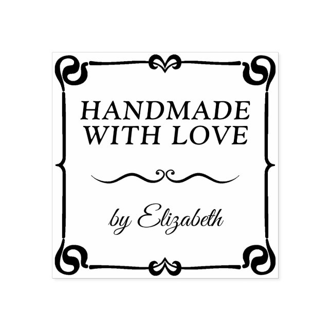 Handmade with Love Rubber Stamp (Imprint)
