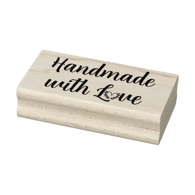 Handmade with Love Rubber Stamp (Stamp)