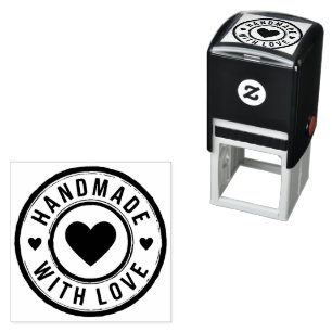 Handmade With Love Self Inking Stamp