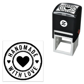Handmade With Love Self Inking Stamp