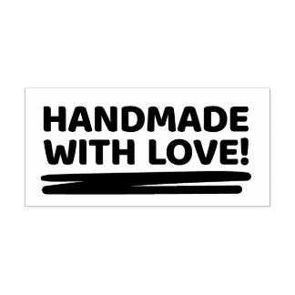 Handmade With Love Self Inking Stamp for Makers