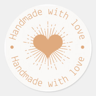 Handmade with love sticker