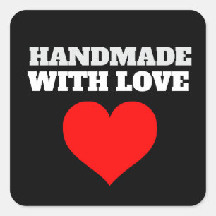 HANDMADE WITH LOVE Sticker STICKERS