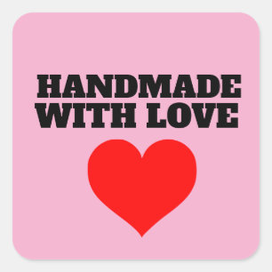 HANDMADE WITH LOVE STICKERS