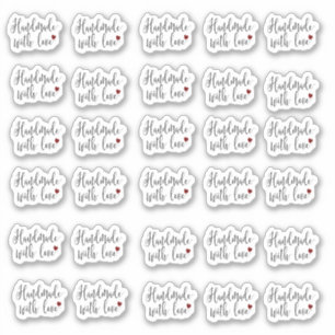 Handmade with Love Stickers