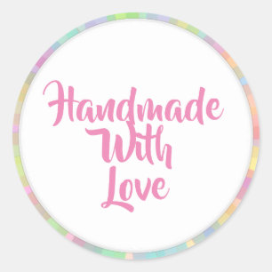 Handmade With Love Stickers
