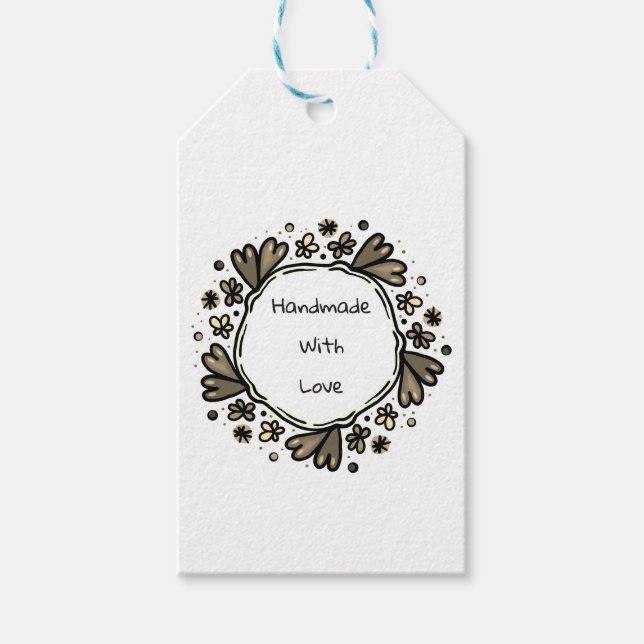 Handmade with love tags (Front)