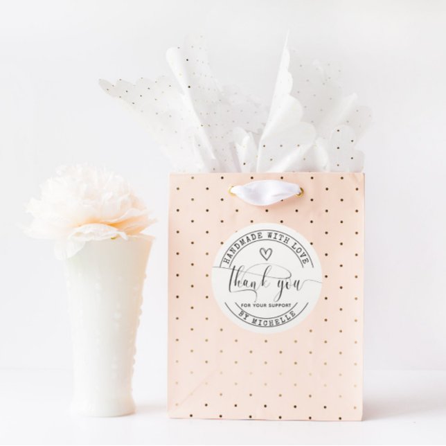 Handmade With Love Thank You Sticker (Creator Uploaded)