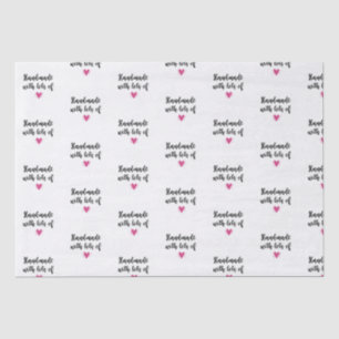 Handmade With Love Tissue Paper